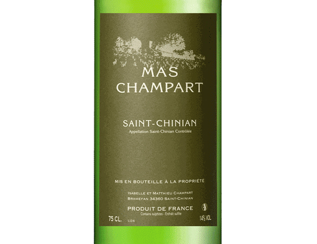 Domaine Mas Champart Saint-Chinian Le Blanc 2023