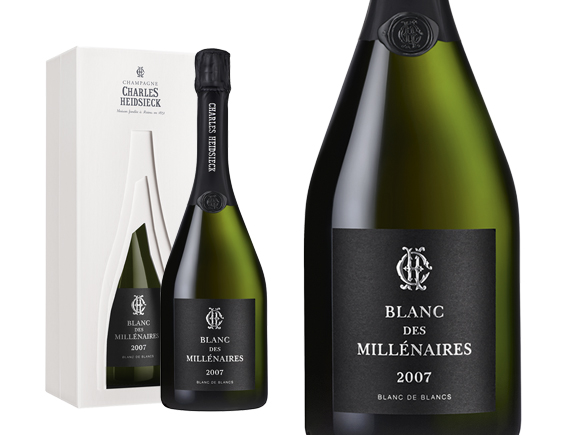 Champagne Charles Heidsieck Blanc Des Millénaires 2007 Coffret Crayeres