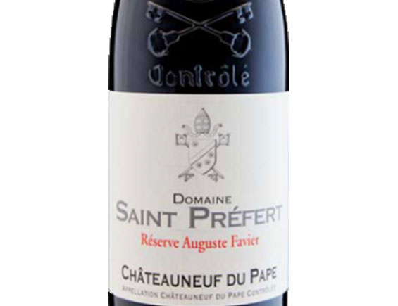 Saint-Préfert Châteauneuf-Du-Pape Réserve Auguste Favier Rouge 2017
