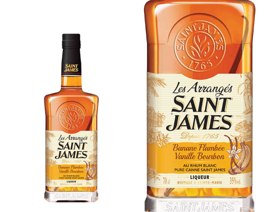 Rhum Saint-James Arrangé Saint-James Banane Flambée Vanille Bourbon
