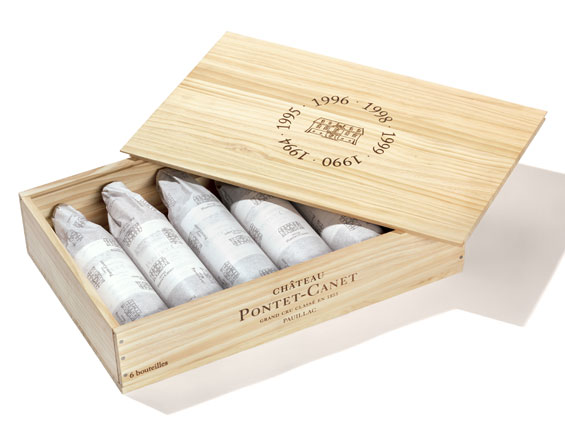 Château Pontet-Canet Coffret 6 Millésimes : 1990 1994 1995 1996 1998 1999