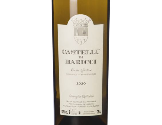 Domaine Castellu di Baricci Sartène blanc 2024