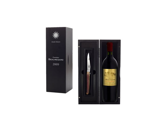 Château Beauregard 2009 Sous Coffret Avec Couteau Laguiole