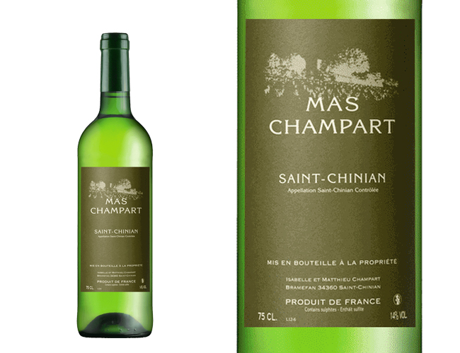 Domaine Mas Champart Saint-Chinian Le Blanc 2023