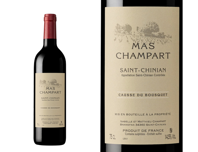 Domaine Mas Champart Saint-Chinian Causse du Bousquet 2022