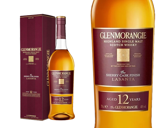 Whisky Glenmorangie The Lasanta Sherry Extra Matured 12 Ans Etui